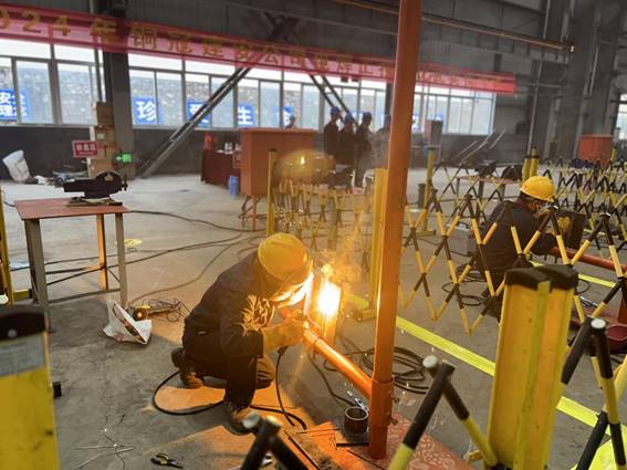 公司舉辦電焊工、電工技術(shù)比武